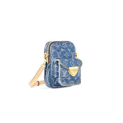 LOUIS VUITTON DENIM POCHETTE FAIRFAX SHOULDER BAG M82948 (18*14*2.7cm) 